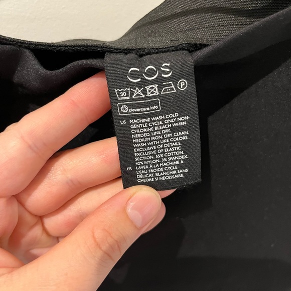 COS slim dress pant, black, size 6 - Picture 5 of 8